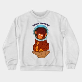 Space monkey Crewneck Sweatshirt